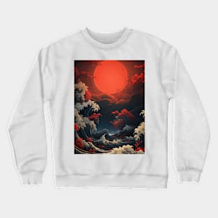 The Red Sun and the Ancient Gods Crewneck Sweatshirt